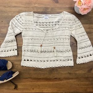 Tommy Hilfiger Knit Boho Festival Crop Top M I